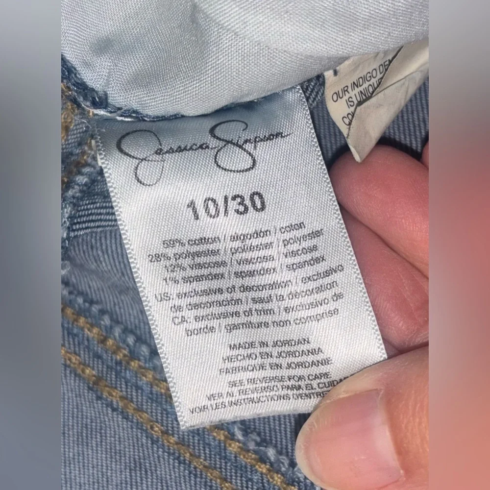 Jessica Simpson High Rise Flare Jeans Size 10 - Picture 3 of 11